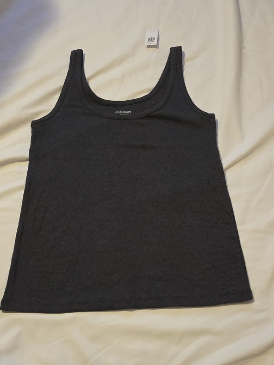 Old Navy Tops - ❣️5 For $20❣️Old Navy Charcoal Gray Ribbed Scoop Neck Tank